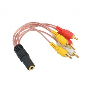 POWERMASTER 3.5 MM STEREO DİŞİ / 6 RCA ERKEK 5+1 KABLO