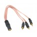 3.5 MM STEREO DİŞİ / 3 X 3.5 STEREO ERKEK 5+1 KABLO