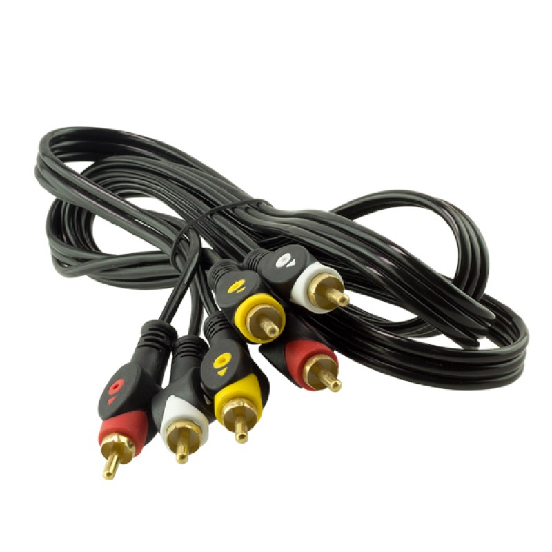 POWERMASTER 3 RCA + 3 RCA 1.5 METRE POŞETLİ GOLD 1. KALİTE KABLO