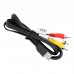 3 RCA + USB ÇEVİRİCİ 1.2 METRE KABLO (SECONDER HY7024) (5'Lİ PAKET)