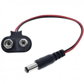 9 VOLT 2.1MM JACKLI PİL BAŞLIĞI  (IC-232A) (50 ADET)