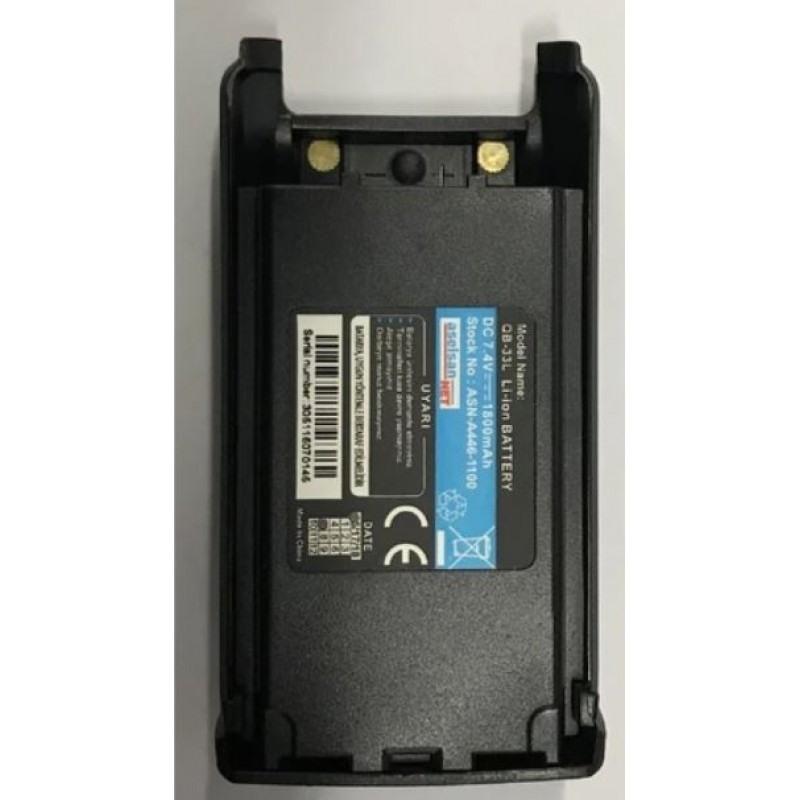 Aselsan Asn-446-1100 Qb-33l Dc 7.4v 1800mah Lı-ıon Batarya - Çok Renkli