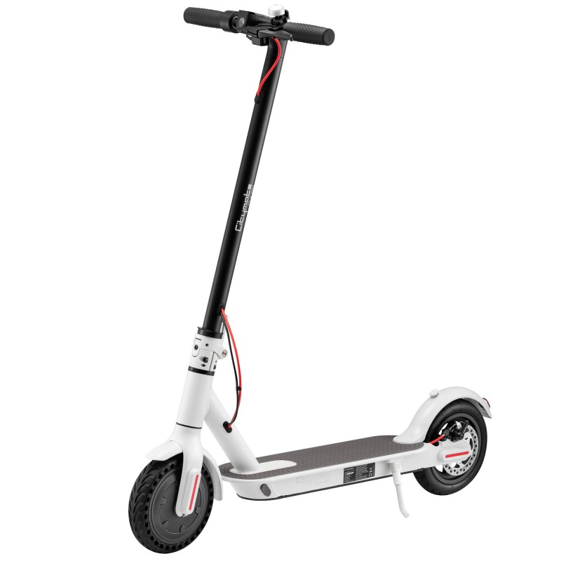 Citymate Plus 250Watt Elektrikli Scooter 8.5 inch Teker Bluetooth Beyaz