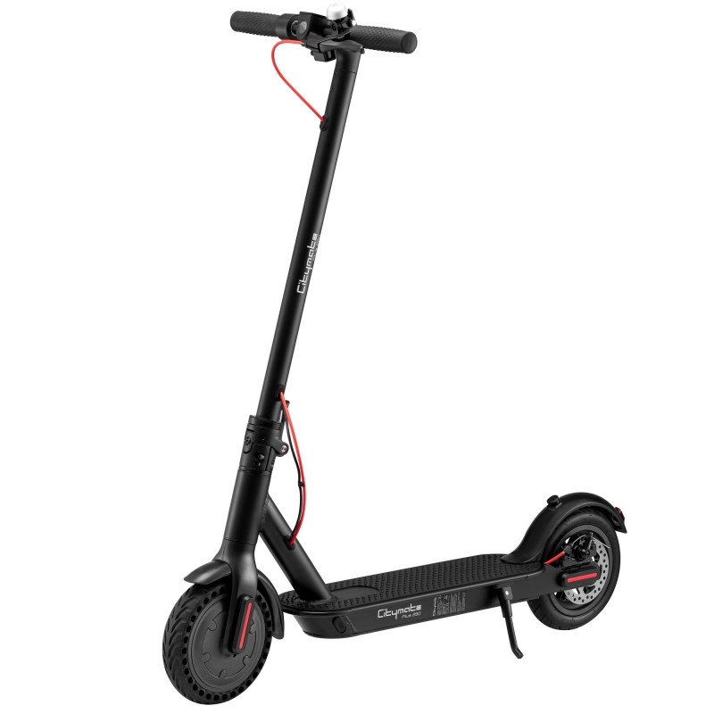 Citymate Plus 250Watt Elektrikli Scooter 8.5 inch Teker Bluetooth Siyah