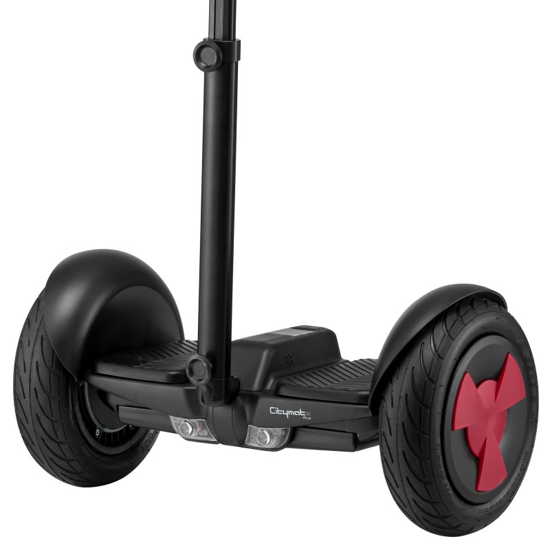 Citymate Plus Elektrikli Kaykay Cubuklu Hoverboard Bluetooth Siyah