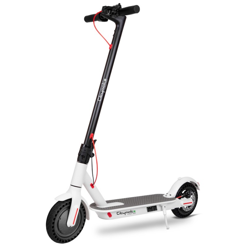 Citymate Urban 350Watt Elektrikli Scooter 8.5 inch Dolgu Teker Beyaz