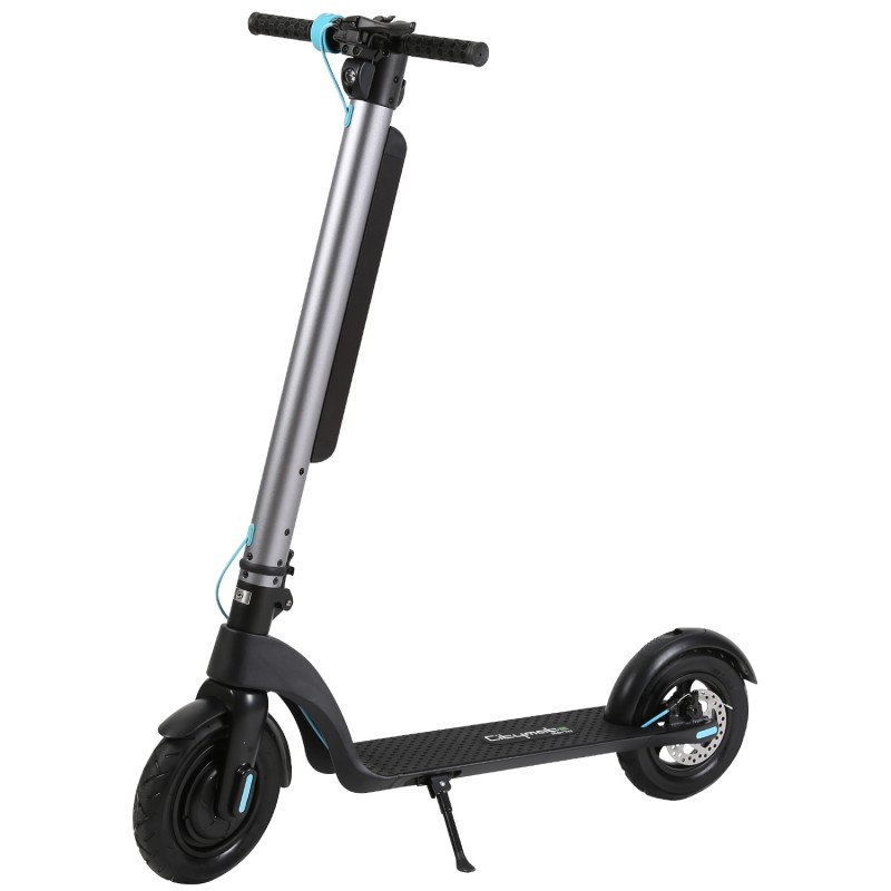 Citymate X8 Sonic 350 Watt Elektrikli Scooter Sisme Teker Gümüs