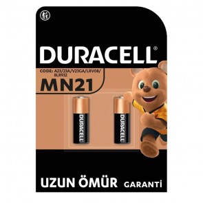 DURACELL 23A LİTYUM MN21 ALARM PİLİ (2Lİ PAKET)