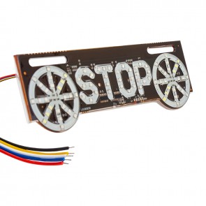 ELEKTRİKLİ İŞARET CİHAZI STOP YAZILI (220X70MM)