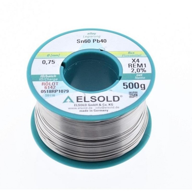 Elsold Els-Pb075/500 Makara Lehim Teli 0.75Mm 500Gr