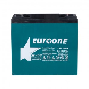 EUROONE EO-EB1224 12V 24AH E-BIKE ELEKTRİKLİ BİSİKLET AKÜSÜ (180 X 76 X 167 MM)