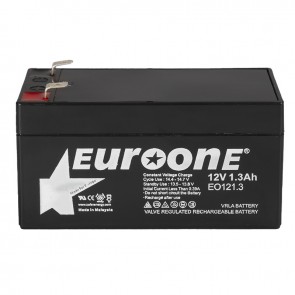 EUROONE EO121.3 12 VOLT - 1.3 AMPER AKÜ (96 X 42 X 52 MM)