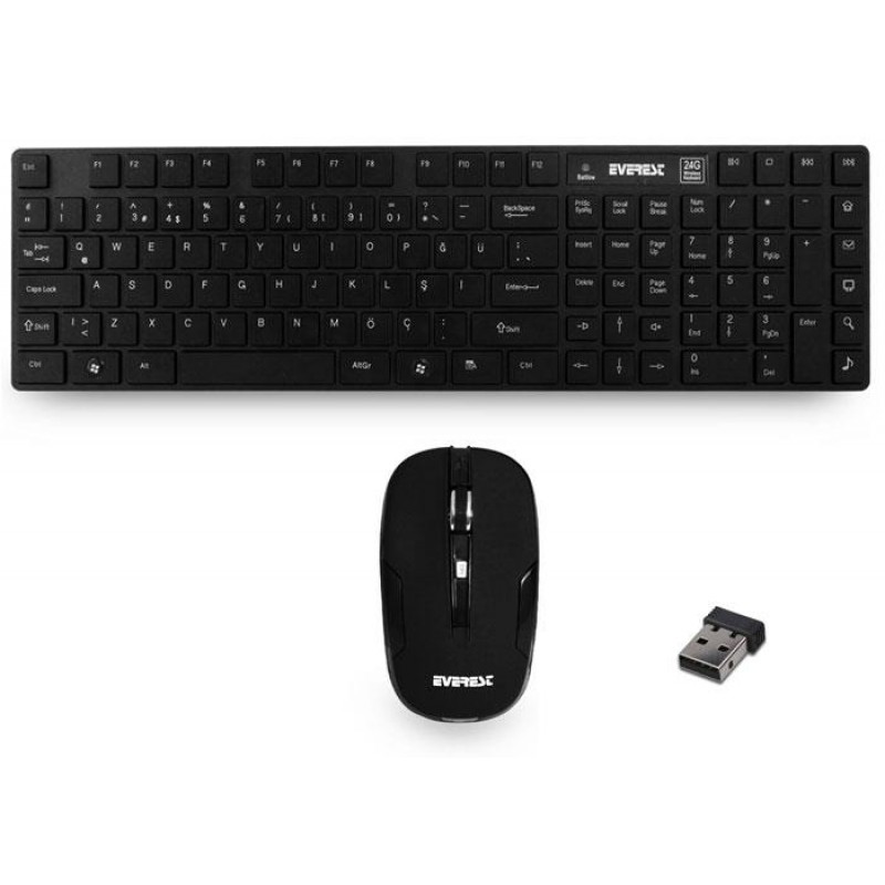 Everest Km-9530 Kablosuz Klavye Mouse Seti