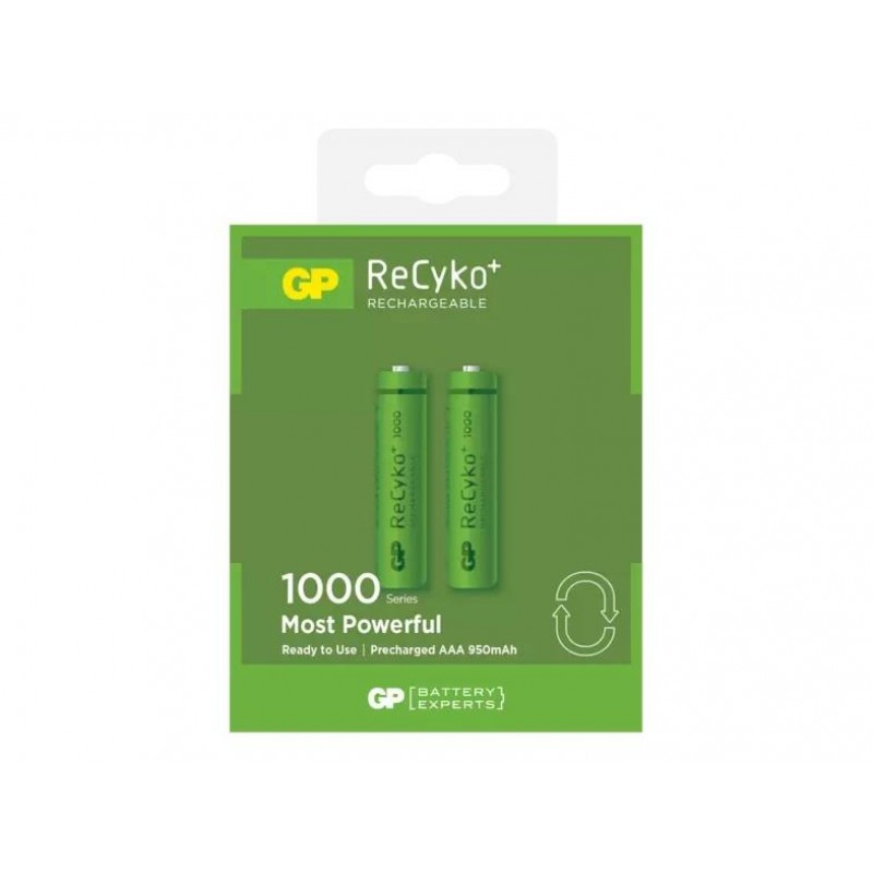 GP ReCyko+ 1000 Mah Şarj Edilebilir AAA Pil 2'li Paket