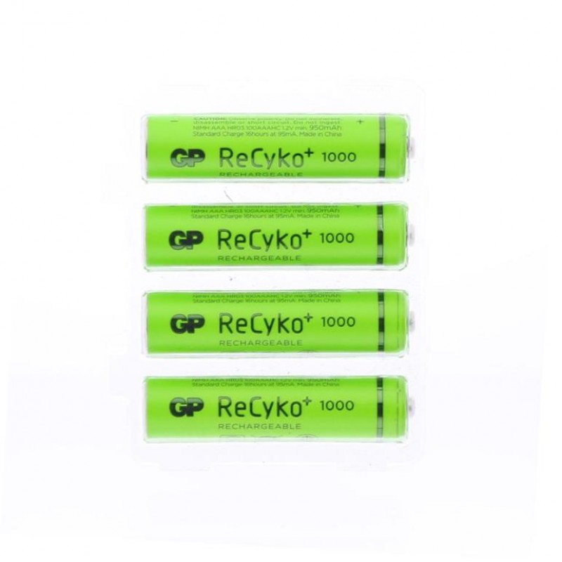 Gp 1000 Mah Şarj Edilebilir Aaa Pil Recyko+Rechargeable