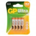 GP 24AU-2U4 ALKALİN AAA İNCE KALEM PİL (4LÜ PAKET FİYATI)