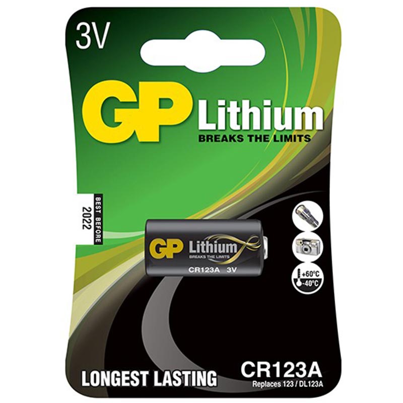 GP CR123A 3 VOLT LİTYUM FOTOĞRAF MAKİNESİ PİLİ