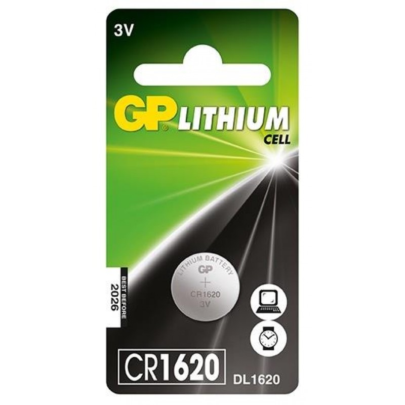 GP CR1620 3V Lithium Pil (5'li Paket)