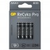 GP RECYKO PRO İNCE AAA 800 MAH 4LÜ ŞARJLI PİL GP85AAAHCB-2EB4 (GPRHCH83B205)