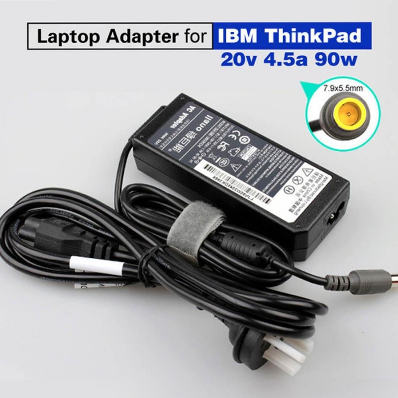 Ibm Lenovo ThinkPad 20v 4.5a Notebook Adaptör 7.9x5.5mm İğneli Sarı