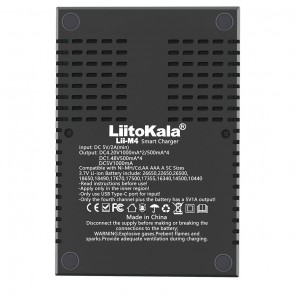 LIITOKALA LII-M4 UNİVERSAL AA/AAA/18650/14500/123A AKILLI DÖRTLÜ PİL ŞARJ CİHAZI ALETİ