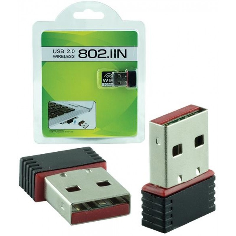 Magbox 802.11N Kablosuz Mini Adaptör 7601 İşlemcili Hd Uydu Destekli