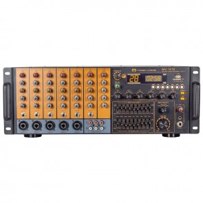 MAGICVOICE MV-1215 USB BT UK RMS200W MAX 1600W 6 ZON +99DSP+4-16 70 100 V TRAFOLU MIXER KÜP ANFİ