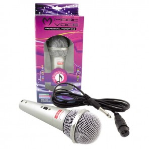 MAGICVOICE MV-4676 DİNAMİK GRİ KABLOLU EL MİKROFONU