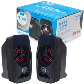 MAGICVOICE T-19 1+1 USB PC MİNİ HOPARLÖR - SPEAKER (2*3 WATT - 4 OHM)