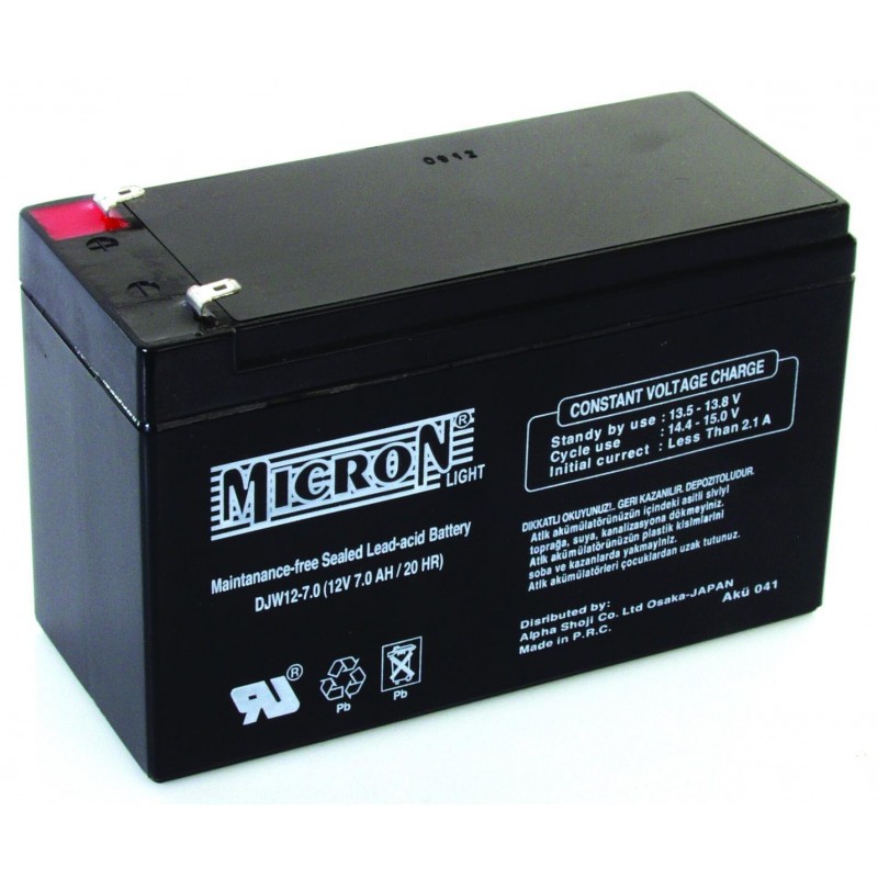 Micron 12V 7A Akü