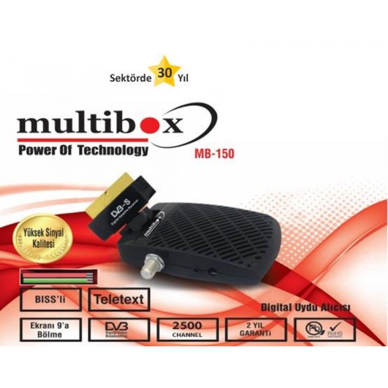 Multibox Mb-150 Scart Tipi Uydu Alıcısı Tkgs'Li