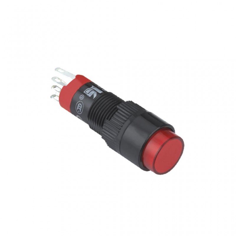 ONPOW 10MM KALICI ANAHTAR YUVARLAK 10-24V yada 220V 5P