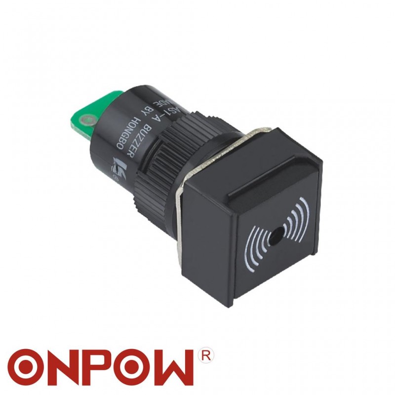 ONPOW 16MM BUZZER KARE 24V DC