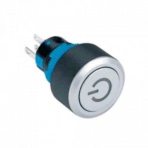 ONPOW 22MM KALICI ANAHTAR POWER LOGO 10-24V yada 220V 5P