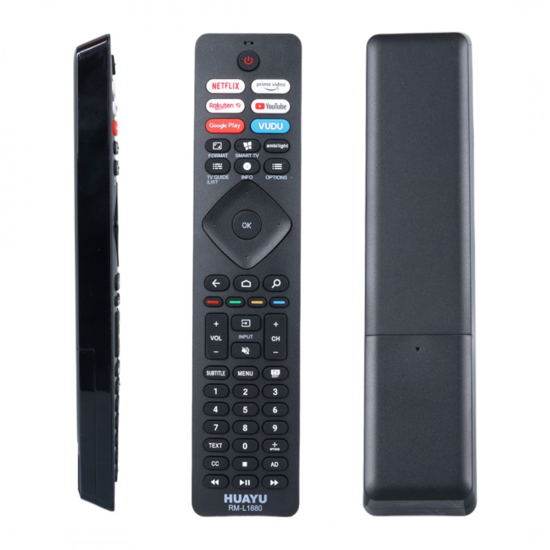 Philips RM-L1880 Netflix Prime Video Rakuten Tv Google Play Vudu Youtu