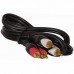 POWERMASTER 2 RCA + 2 RCA 1.5 METRE 1.KALİTE GOLD KABLO