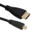 POWERMASTER HDMI ERKEK MICRO HDMI ERKEK GOLD 1.5 METRE KABLO