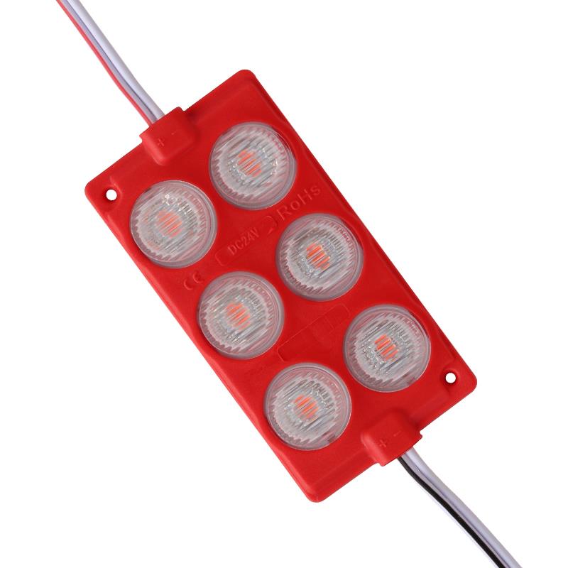 POWERMASTER KIRMIZI MODÜL LED 75*40 3030 24 VOLT 3 WATT (20 ADET)