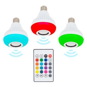 POWERMASTER OM-30 BLUETOOTH MÜZİK ÇALAR KUMANDALI RGB LED AMPUL