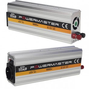 POWERMASTER PM-11149 12 VOLT - 1000 WATT MODIFIED SINUS INVERTER (10-15V ARASI-220V AC)