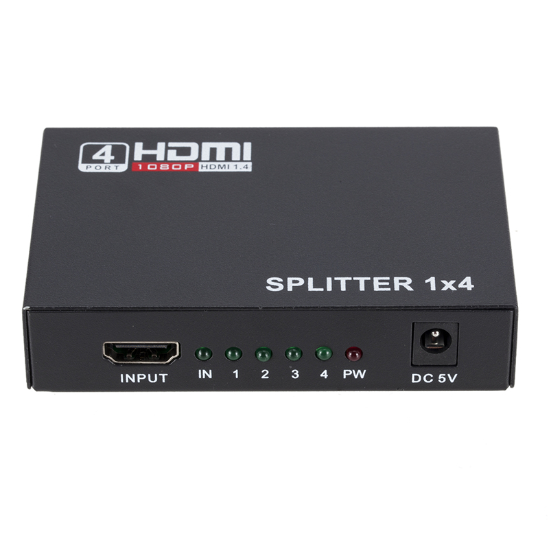 POWERMASTER PM-12081 1.4V 1080P 4KX2K 4 PORT HDMI SPLITTER DAĞITICI