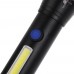 POWERMASTER PM-14621 METAL FLASHLIGHT COB POWER LEDLİ ŞARJLI EL FENERİ