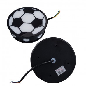 POWERMASTER PM-24456 GÜN IŞIĞI - KIRMIZI FUTBOL TOPU DEKORATİF LED DUVAR APLİK