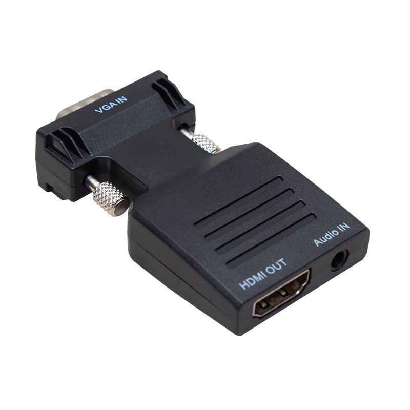 POWERMASTER PM-4276 AUDIO ÇIKIŞLI VGA TO HDMI ÇEVİRİCİ ADAPTÖR 1080HD