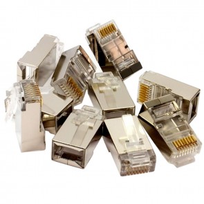 POWERMASTER PM-4426 METAL RJ45 CAT6 METAL UÇ 8P/8C SHIELD (100LÜ PAKET FİYATI)