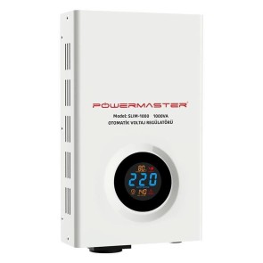 POWERMASTER SLIM-1000 OTOMATİK 1000 WATT KOMBİ VOLTAJ REGÜLATÖRÜ