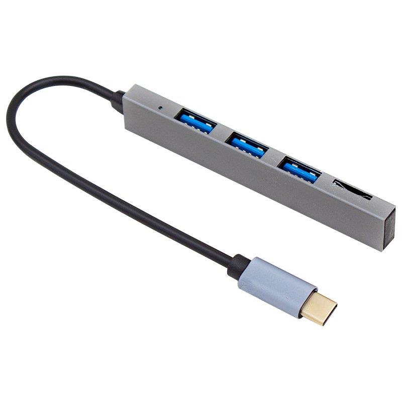 POWERMASTER PM-6493 TYPE-C HUB 3x USB 3.0 SD/TF HAFIZA KART OKUYUCU DOCK STATION (MACBOOK - PC - PLAYSTATİON - XBOX)