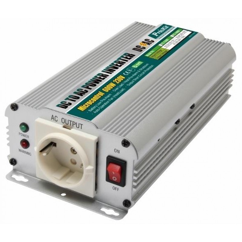 Proskit Te-1206B Güç İnvertörü, Mod, 12V, 600W