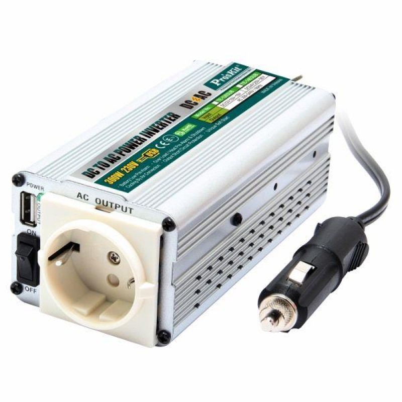 Proskit Te-1403Ub Güç İnvertörü, Mod, 24V, 300W+Usb