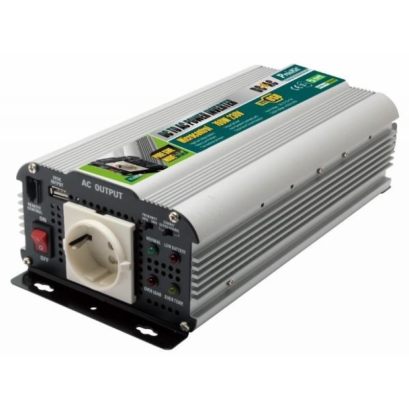 Proskit Te-2207Ub Güç İnvertörü, Tam Sin, 12V, 700W+Usb